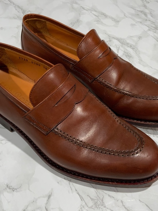 Armin Oehler Sz 10 Augusta Brown Leather Loafer Shoes main image 4